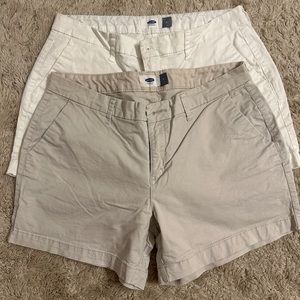 Old Navy Chino shorts. Size 8